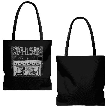 Discover PHISH - Junta Tote Bags (AOP)