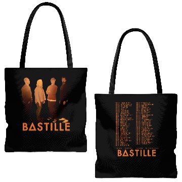 Discover Bastille 2023 Tour Tote Bags (AOP), Bastille North American Tour Tote Bags (AOP)