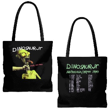 Discover Dinosaur Jr Tote Bags (AOP)