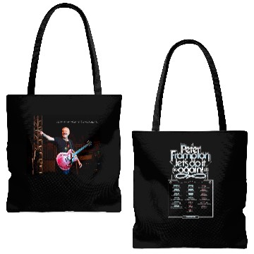 Discover 2025 Peter Frampton Let’s Do It Again Merch Tote Bags (AOP)
