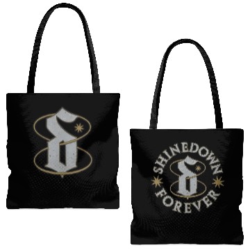 Discover Shine Down Forever Double Sided Zip Tote Bags (AOP)
