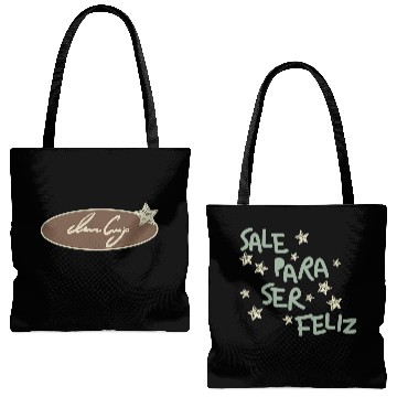 Discover Ivan Cornejo Para Ser Feliz Double Sided Tote Bags (AOP)