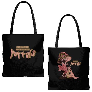 Discover Melanie Martinez Portals Tour Zipper Tote Bags (AOP) | Casual Tote Bags (AOP) | Unisex Winter Tote Bags (AOP)