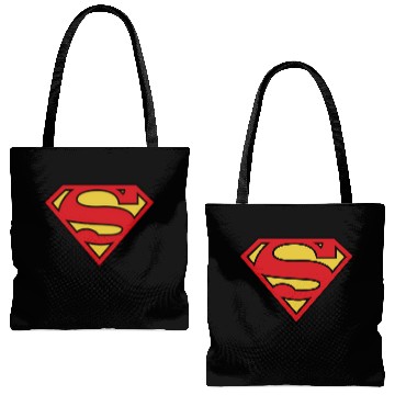 Discover DC Comics Superman Logo Zip-Up Double Sided Tote Bags (AOP)