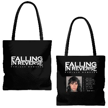 Discover Band Falling in Reverse Tote Bags (AOP) – Double-Sided Fan Pullover Tote Bags (AOP)