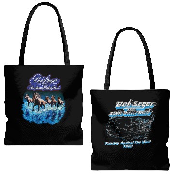 Discover Bob Seger 1980 Concert Tour Tote Bags (AOP)
