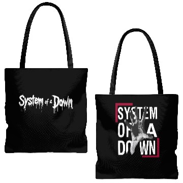 Discover SYSTEM OF DOWN Double Sided Print Tote Bags (AOP)