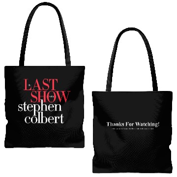 Discover The Last Show Stephen Colbert Charity Tote Bags (AOP) 2026