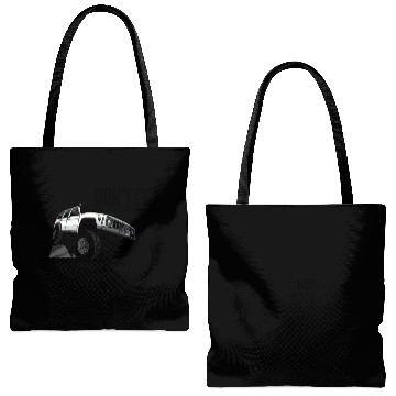 Discover Don't Judge A Jeep Tote Bags (AOP) by The Bearded