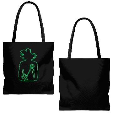 Discover DBZ Son Goku Tote Bags (AOP)