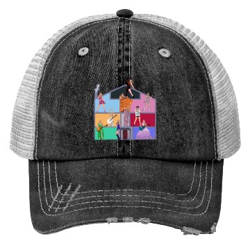 Discover Eras Tour Lover House Trucker Hats