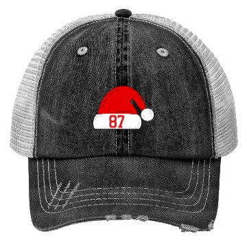 Discover taylorr Swift Travis Kelce Christmas Game Santa Hat Trucker Hats