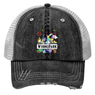 Discover Wrong Park Tyrannosaurus 2023 Disney Trucker Hats