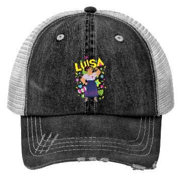 Discover Disney Encanto Luisa Madrigal Floral Trucker Hats