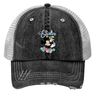 Discover Disney Mickey Mouse Easter Fun Painting Eggs Trucker Hats
