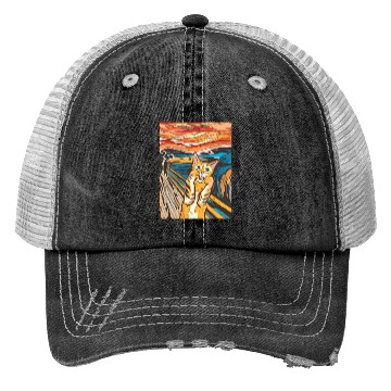 Discover The scream of the cat Trucker Hats