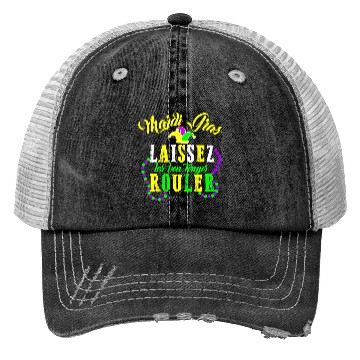Discover Mardi Gras laissez les bon temps rouler Fat Trucker Hats