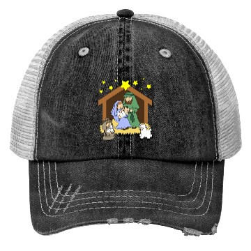 Discover Nativity Scene Trucker Hats