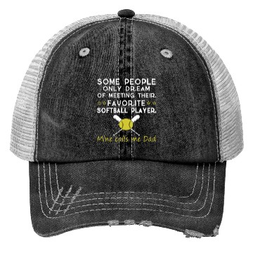 Discover SOFTBALL DAD Trucker Hats