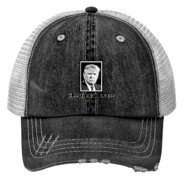 Discover Trump: Resting Dick Face Trucker Hats