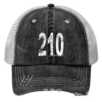 Discover Vintage San Antonio Area Code 210 Trucker Hats