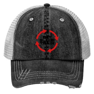 Discover eat sleep train repeat Trucker Hats