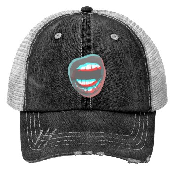 Discover Black Illusion Trucker Hats