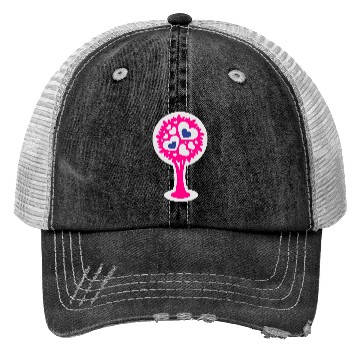 Discover Heart Tree Trucker Hats