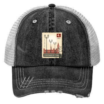 Discover london stamp Trucker Hats