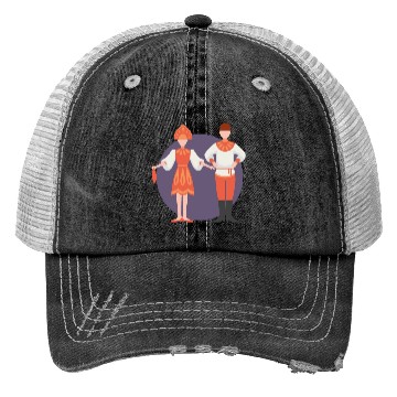 Discover dancing couple Trucker Hats