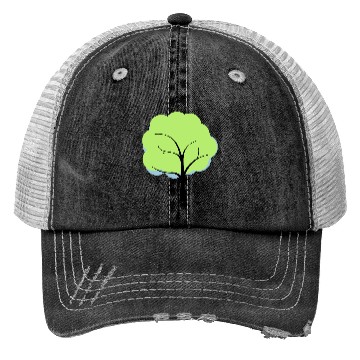 Discover Abstract tree Trucker Hats