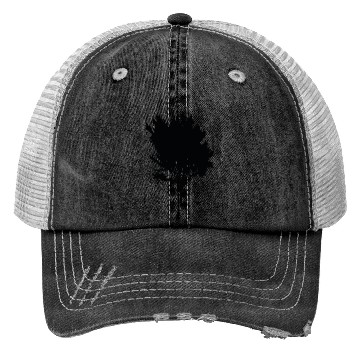 Discover tree silhouette Trucker Hats