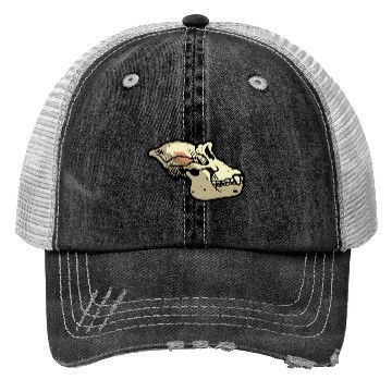 Discover ape skull Trucker Hats