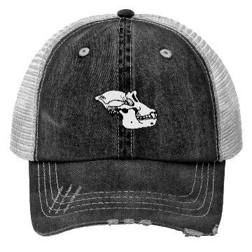 Discover ape skull Trucker Hats