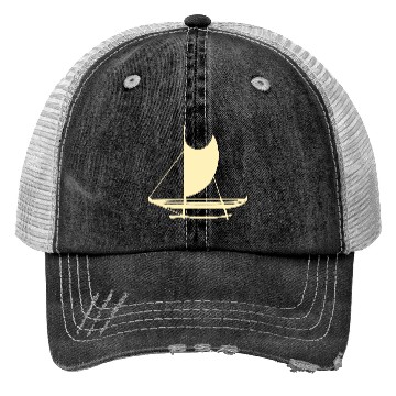 Discover sailing boat Trucker Hats