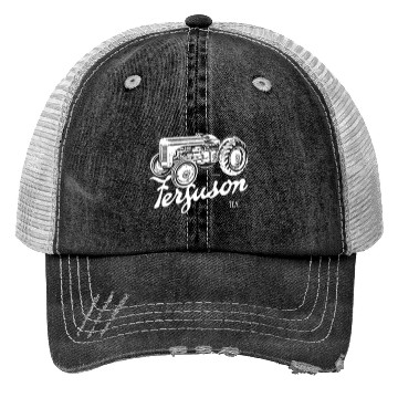 Discover Classic Ferguson TE20 script and illustration Trucker Hats