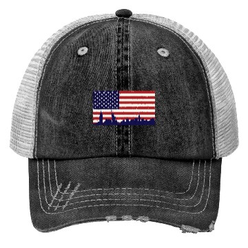 Discover US Flag Freedom liberty peace Trucker Hats