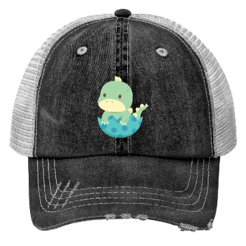 Discover Baby Dino Hatch Newborn Trucker Hats