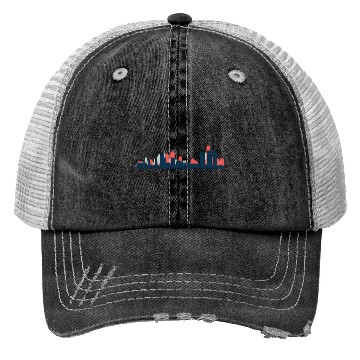 Discover Detroit, Michigan Trucker Hats