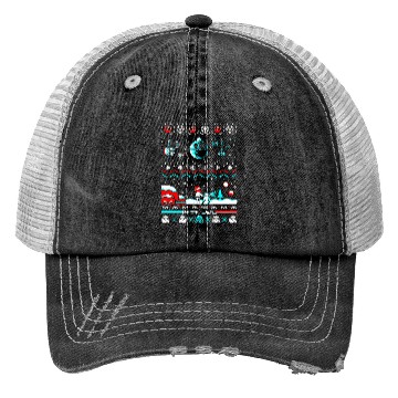 Discover Star Wars ugly Christmas sweater Trucker Hats