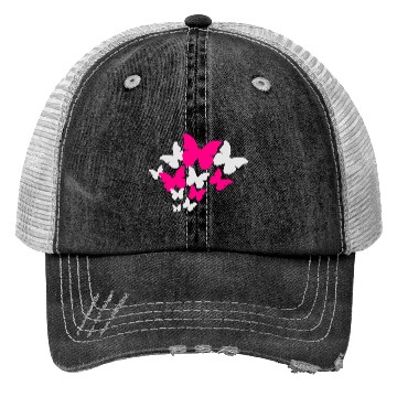 Discover Butterflies Swarm Trucker Hats