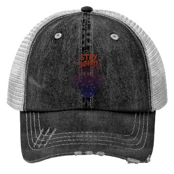 Discover Stay Weird Trucker Hats