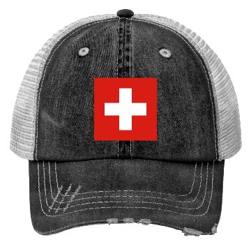 Discover flag switzerland Trucker Hats