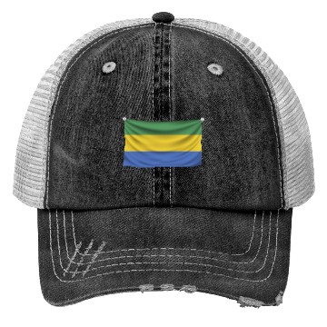 Discover flag gabon Trucker Hats