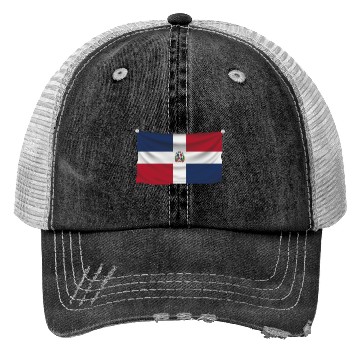 Discover flag dominican republic Trucker Hats