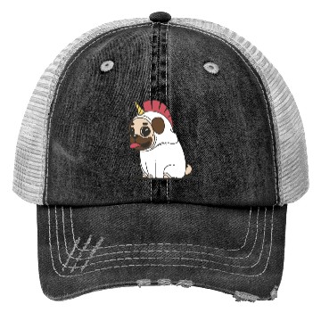 Discover Pug Love Trucker Hats