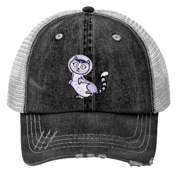Discover Space cat Trucker Hats