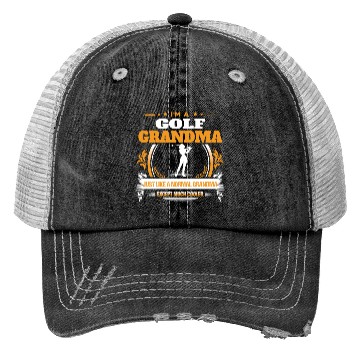 Discover Golf Grandma Trucker Hats Gift Idea