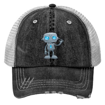 Discover Waving Robot Trucker Hats