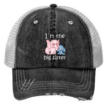 Discover I'm the Big Sister Trucker Hats